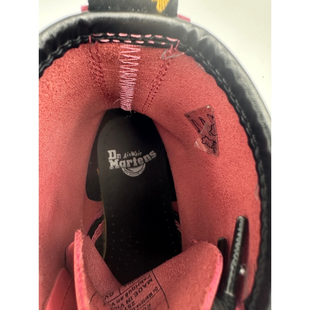 Dr Martens 1460‎ Acid Pink Smooth Leather Lace Up Combat Boots EU 39 US 8L US 7M - Picture 12 of 13